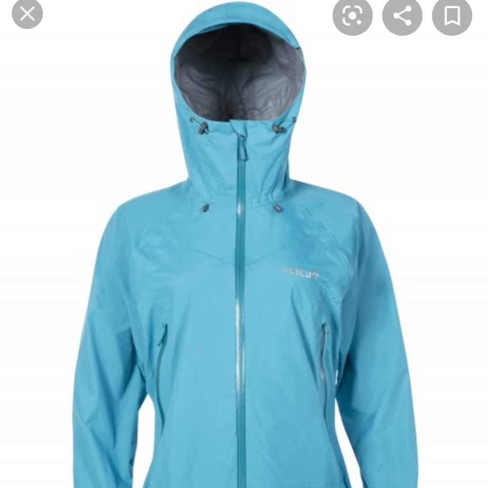 RAB  downpour jacket  womens tasman jacket